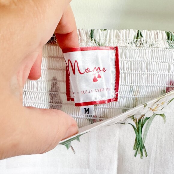 MOME Brand Custom Botanical Print Mid Dress Size M - Picture 2 of 10